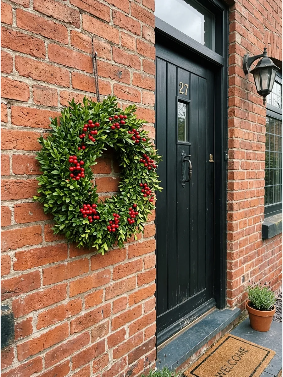 39. Red Berry Preserved Boxwood