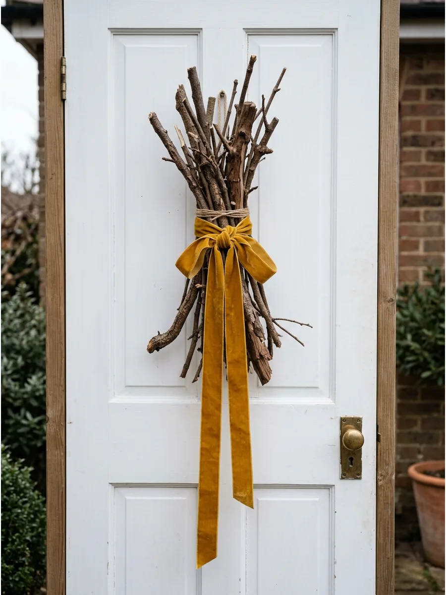 43. Velvet Ribbon Hanging Bundle