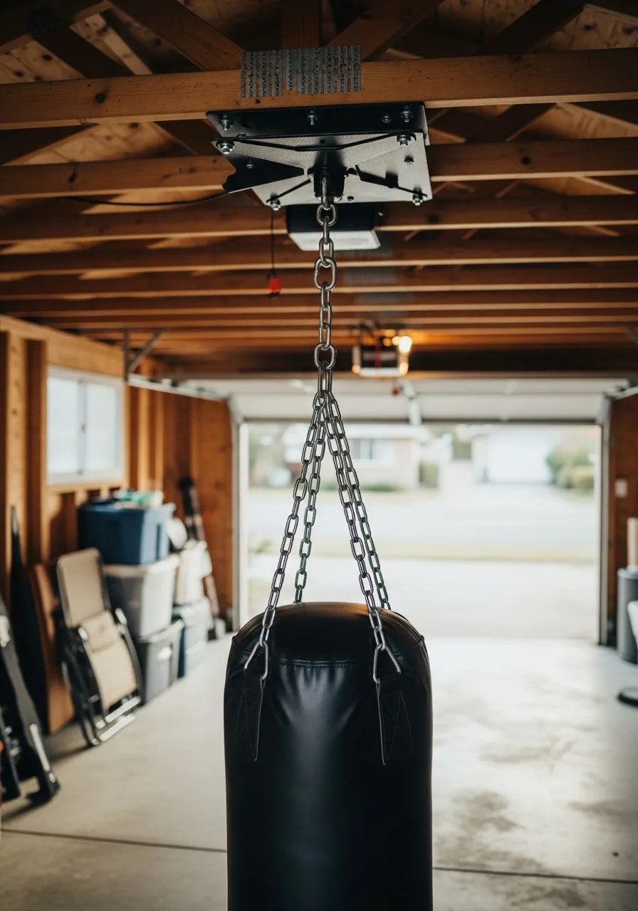 47. Ceiling Heavy Bag Mount