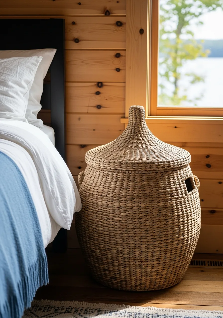 13. Wicker Storage Baskets