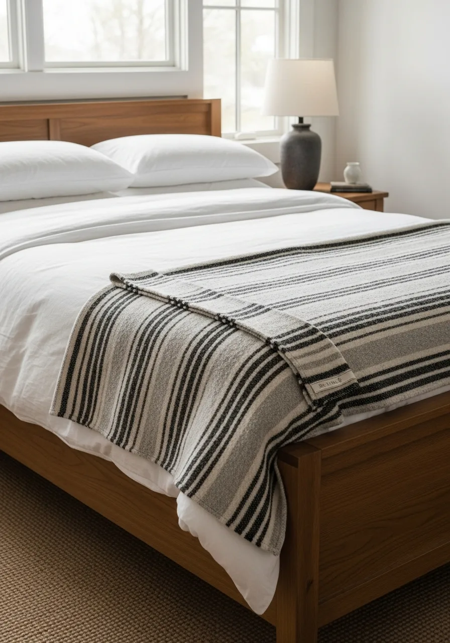 20. Striped Wool Camp Blankets