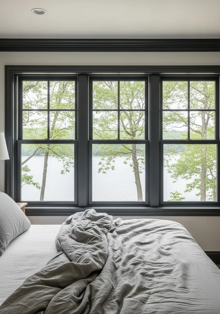 36. Dark Charcoal Window Frames