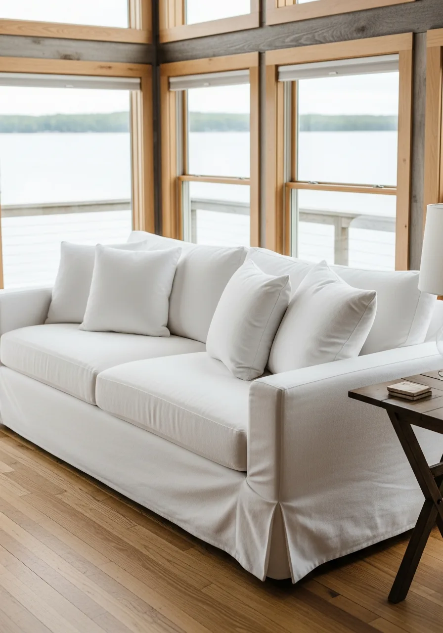 1. Washable Slipcovered Seating