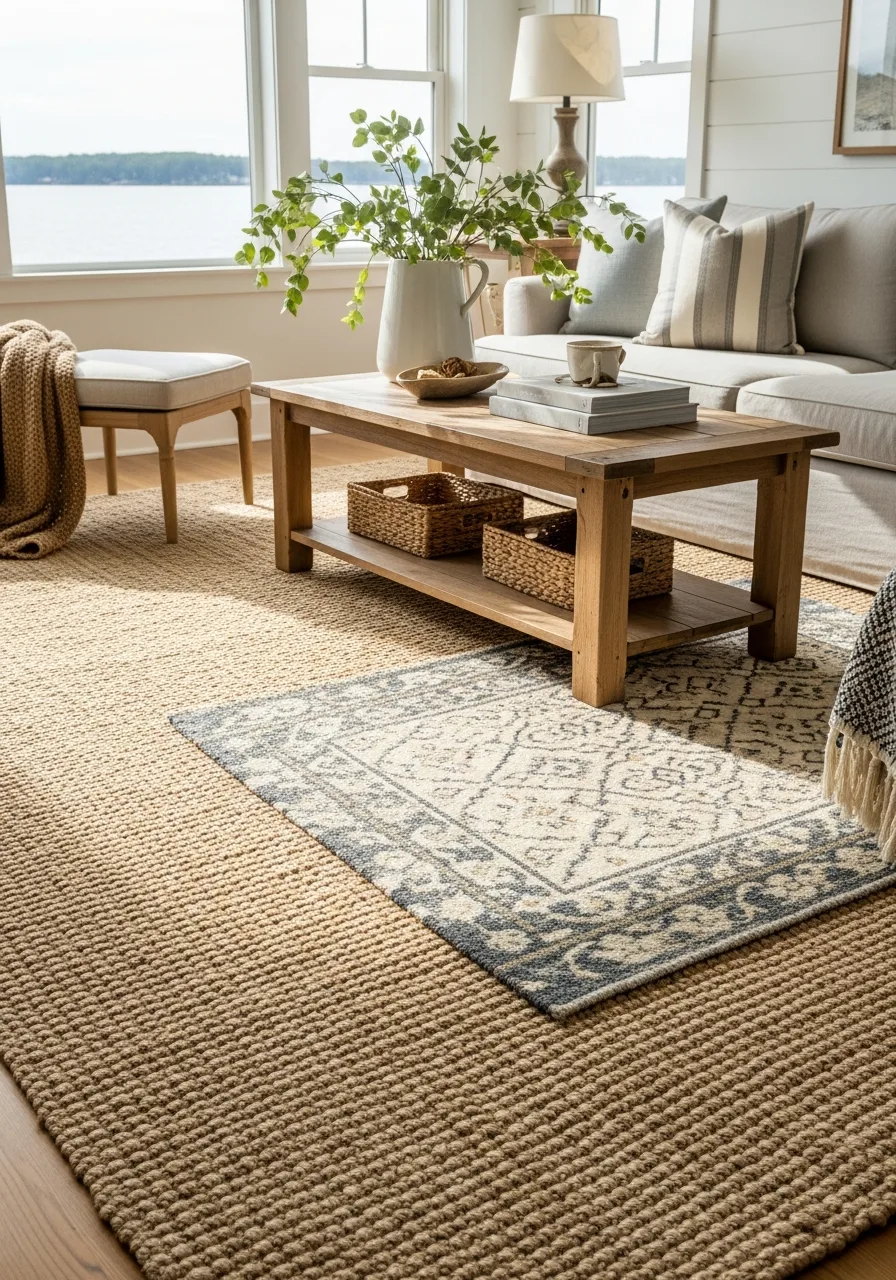 2. Natural Jute Floor Coverings