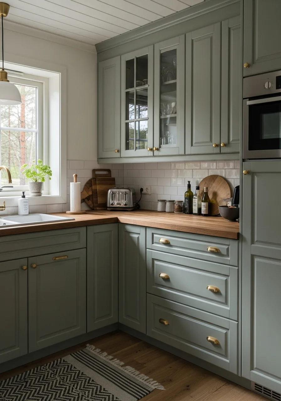 40. Sage Green Kitchen Cabinets