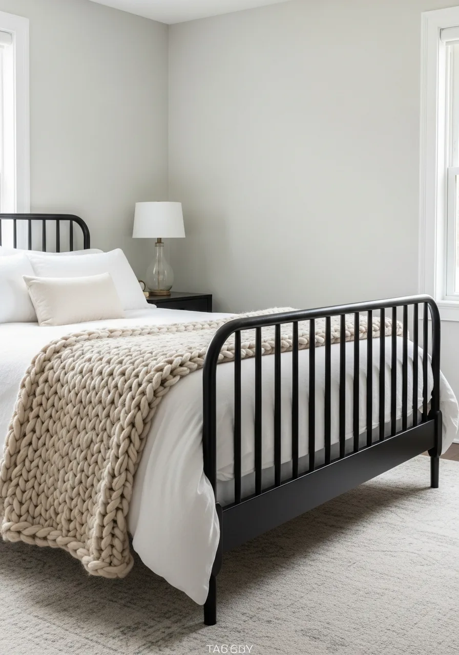 42. Black Spindle Bed Frames