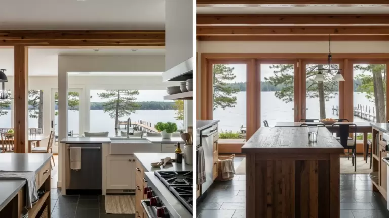 30 Beautiful Lake House Kitchen Ideas