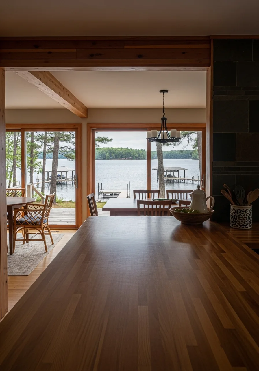 17. Warm Butcher Block Counters