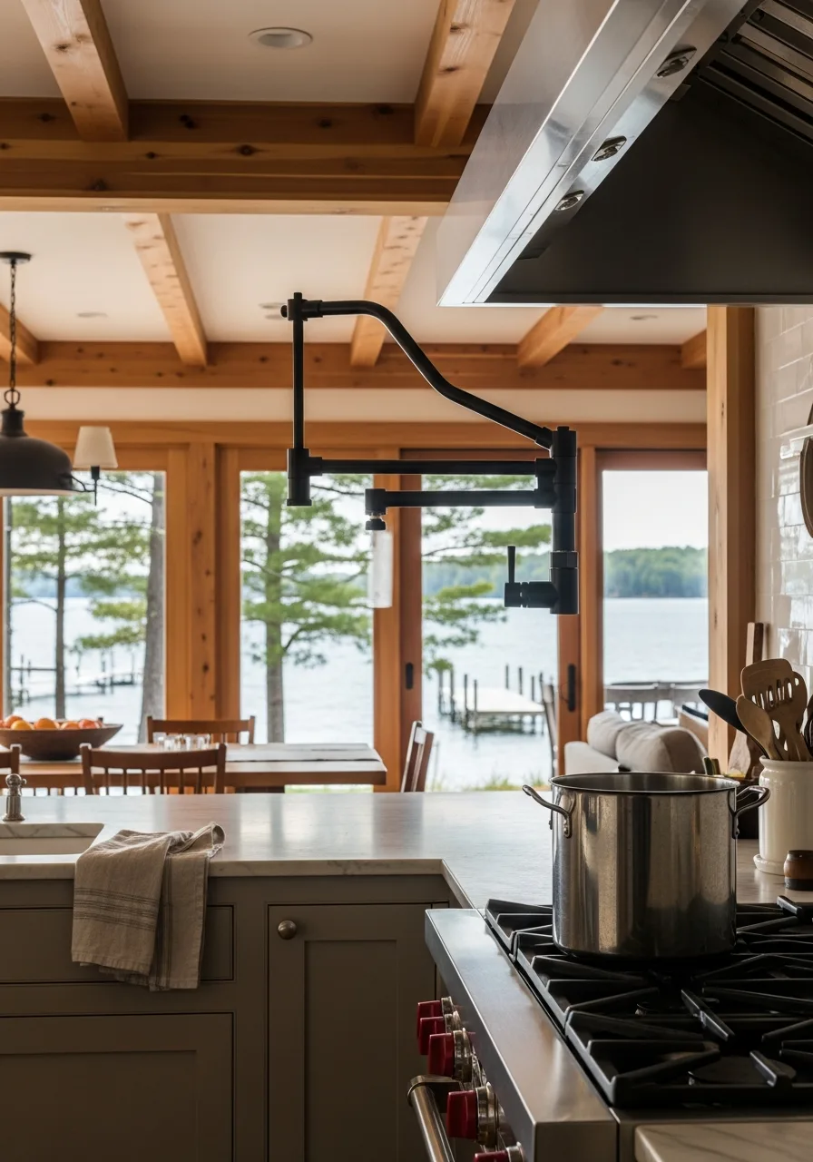 21. Swing-Arm Lake Kitchen Pot Filler