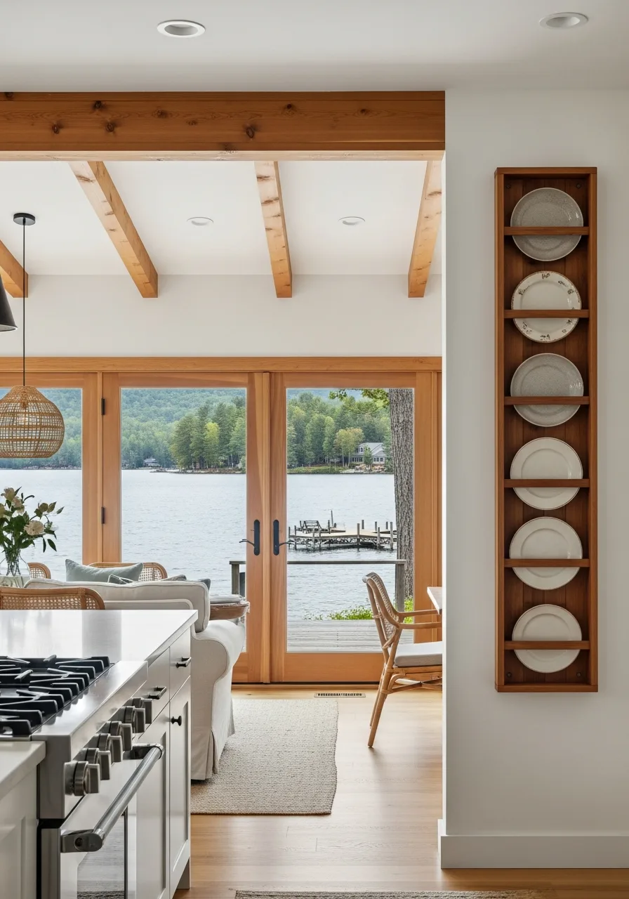 23. Vertical Wall Plate Rack