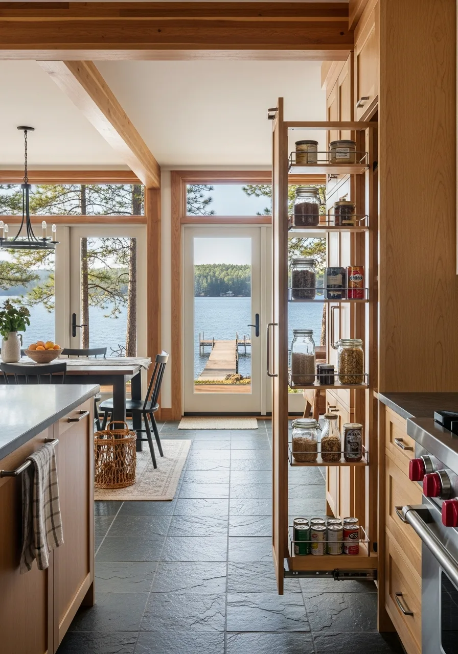 25. Slim Pull Out Pantry
