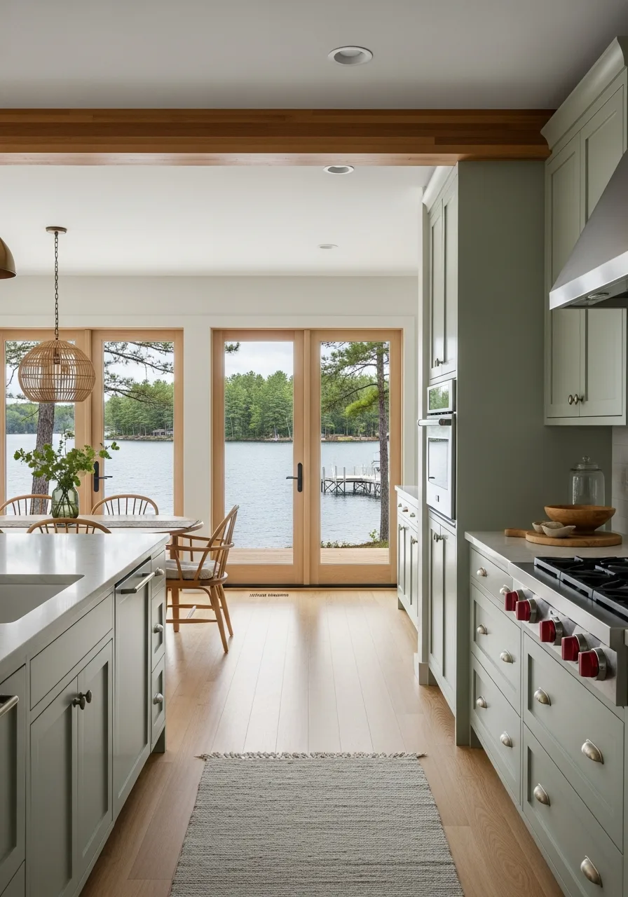30. Soft Sage Green Cabinets