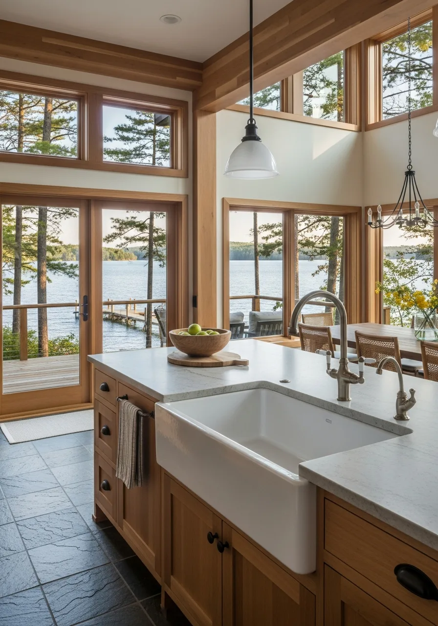 6. Fireclay Farmhouse Sink