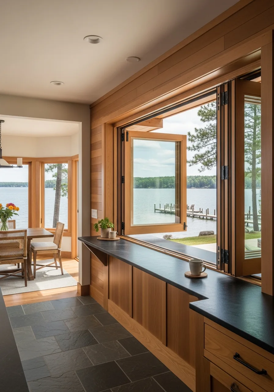 8. Folding Pass Through Window