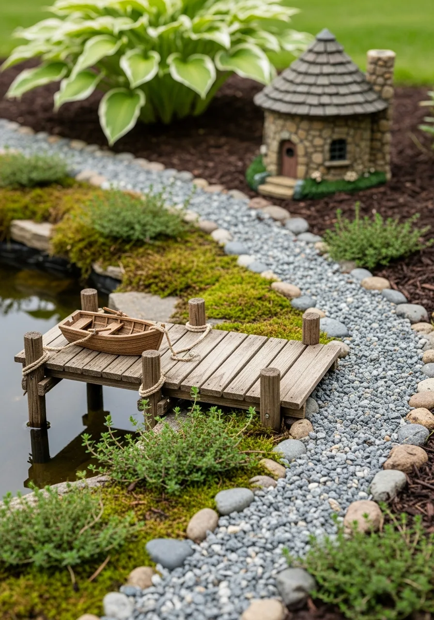 10. Large Pondside Fairy Village