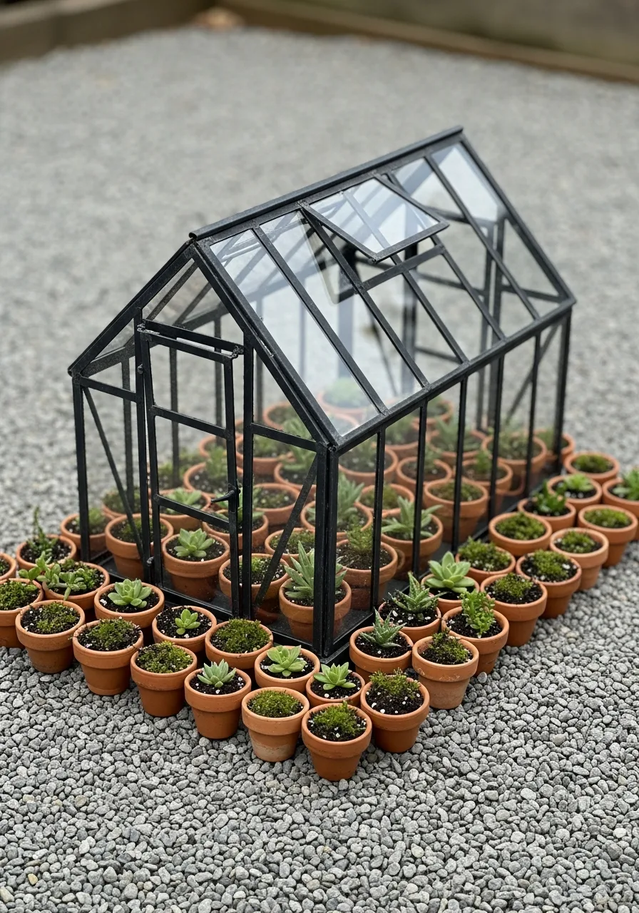 19. Fairy Greenhouse Garden
