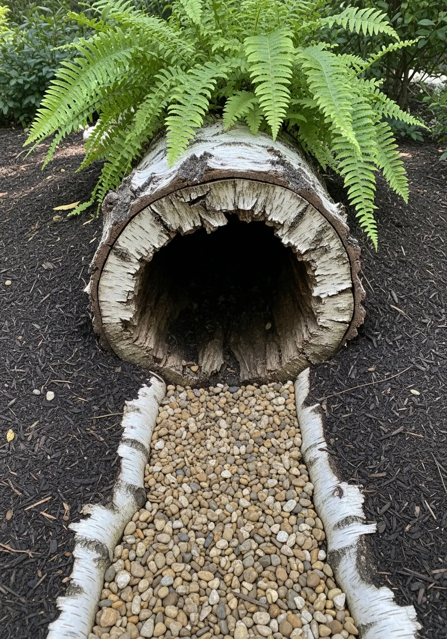 27. Hollow-Log Fairy Tunnel