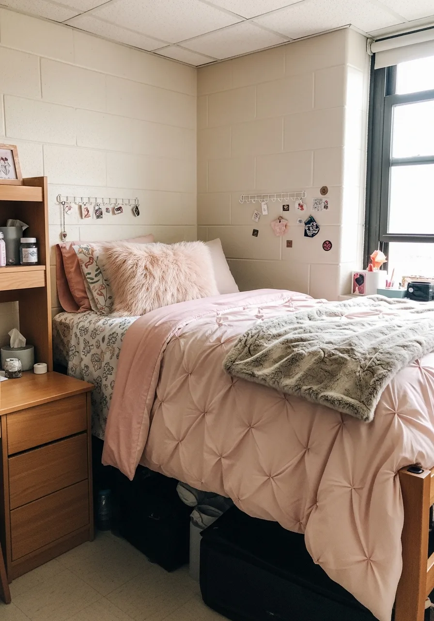 1. Blush Bedding Layers