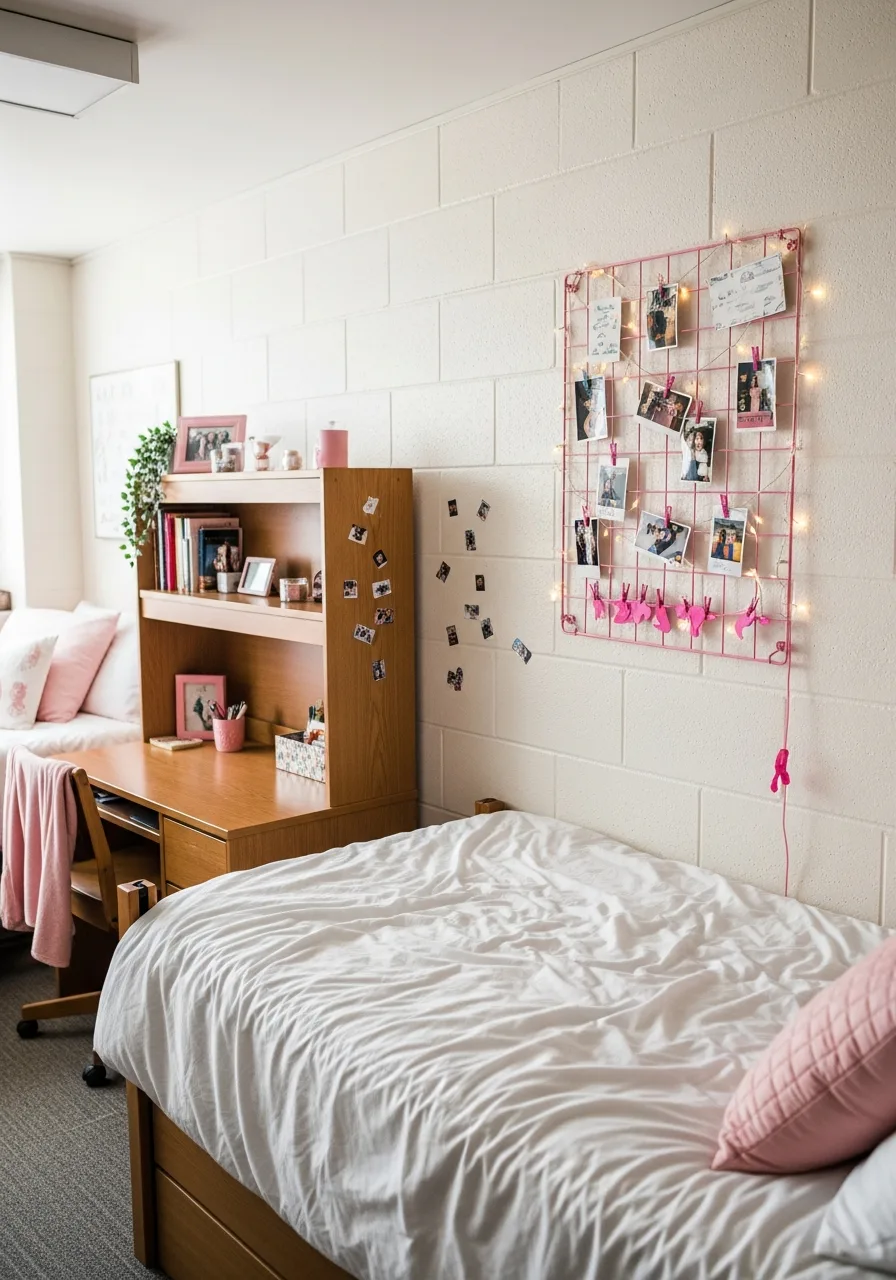 11. Metallic Pink Photo Grid