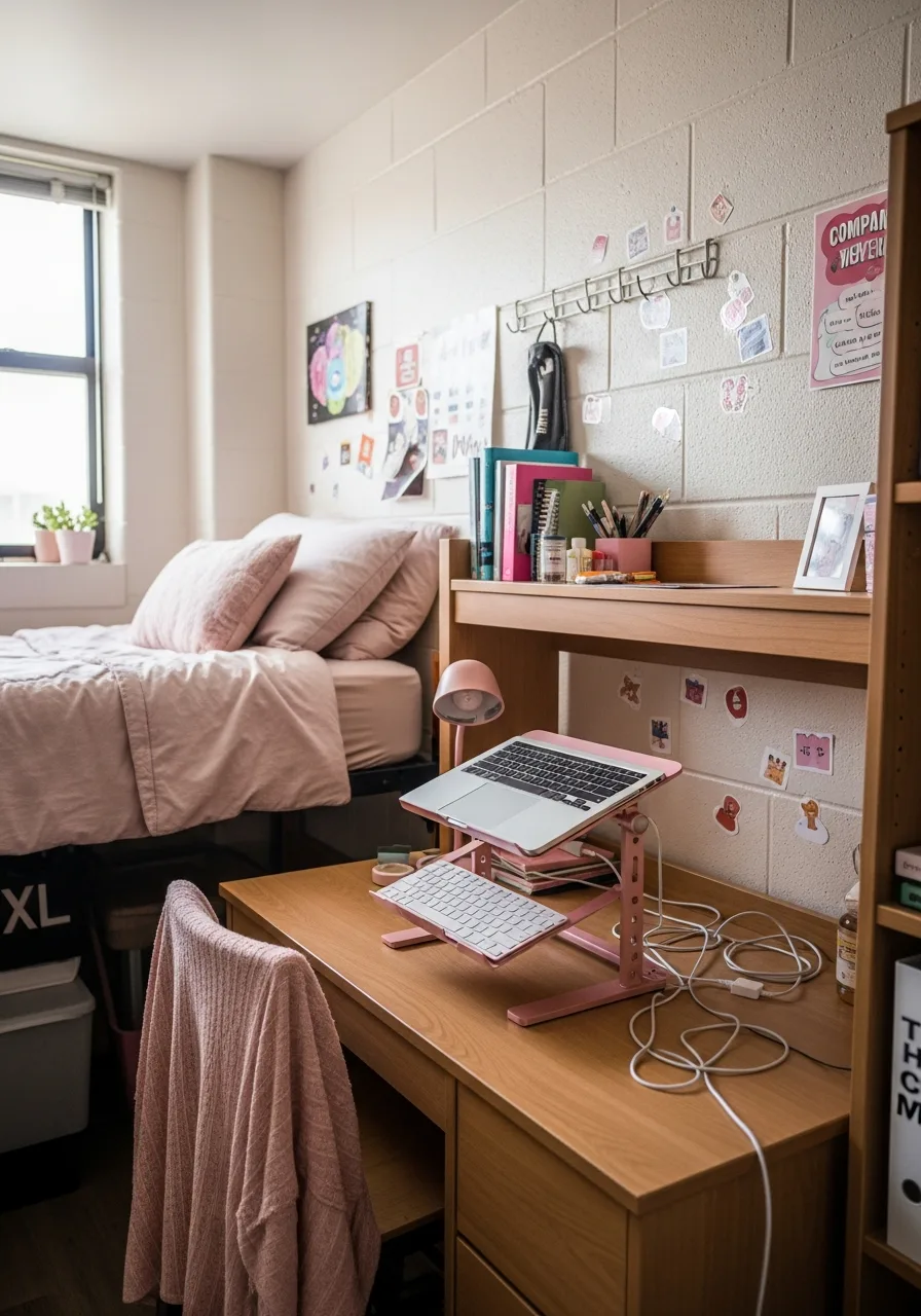 29. Blush Pink Laptop Stand