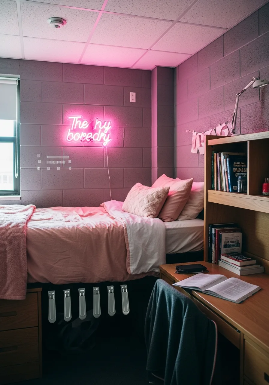 3. Neon Pink Wall Sign