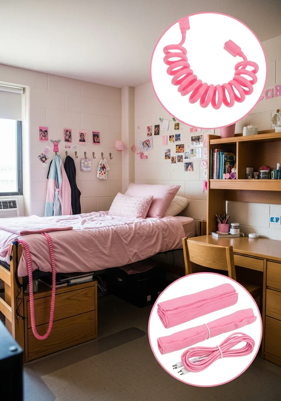 30. Pink Cord Covers
