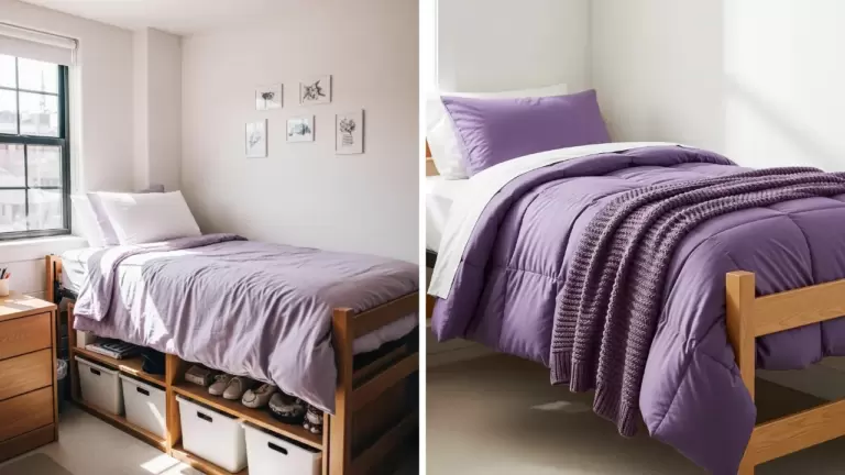 35 Purple Dorm Room Ideas