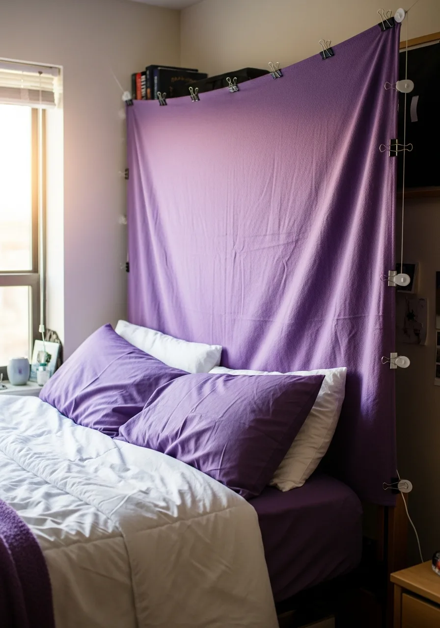 17. Purple Tapestry Wall Decor