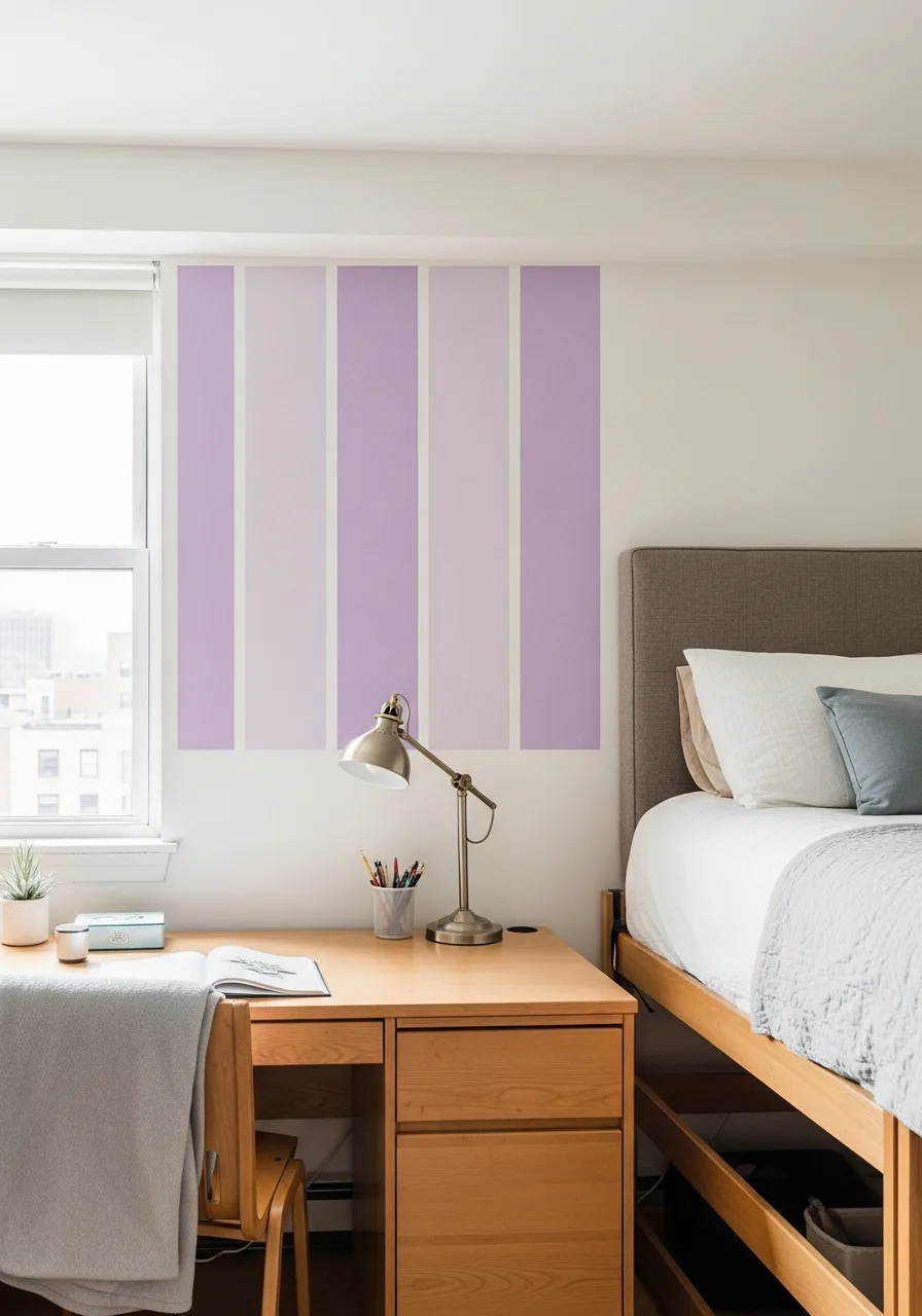 33. Lavender Peel and Stick Panels
