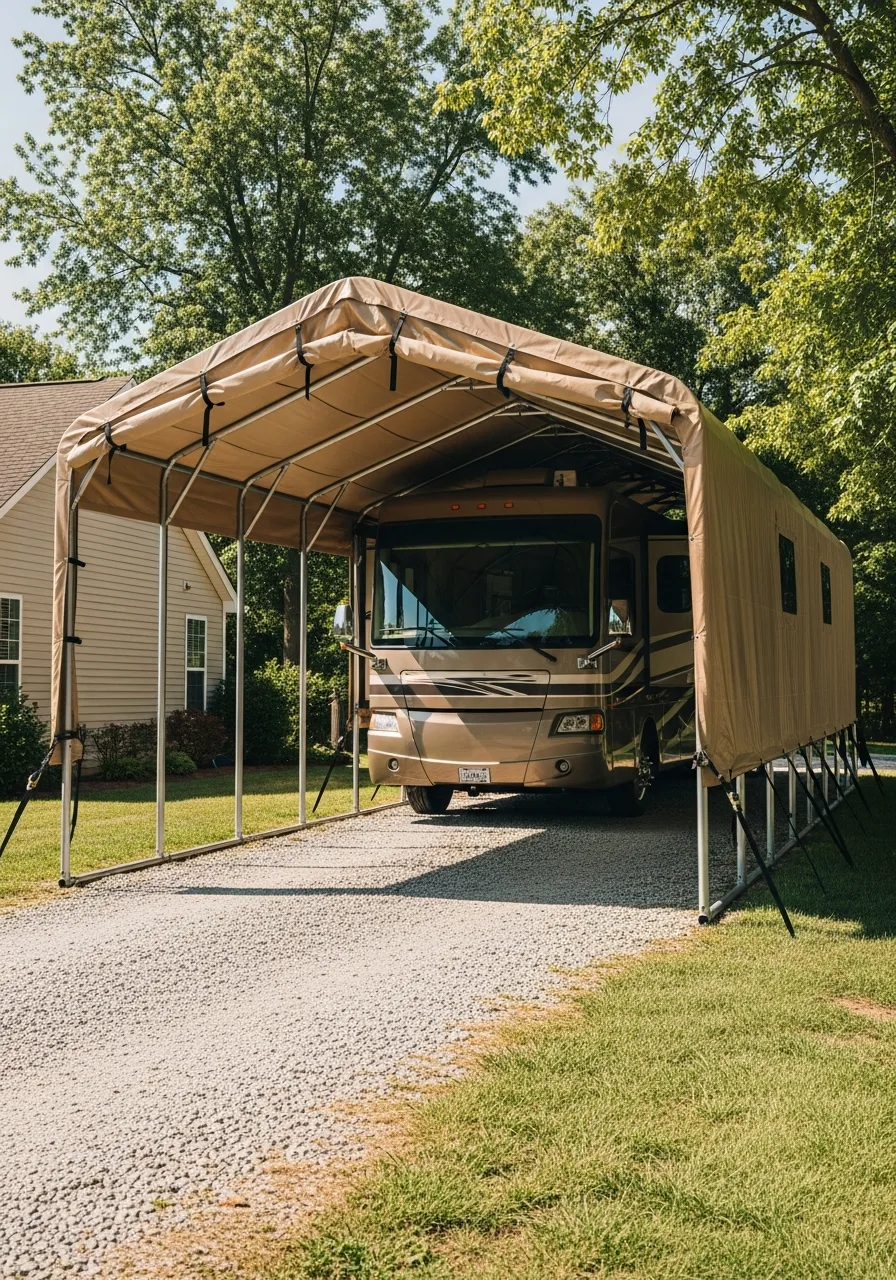 20. Canvas RV Shelter