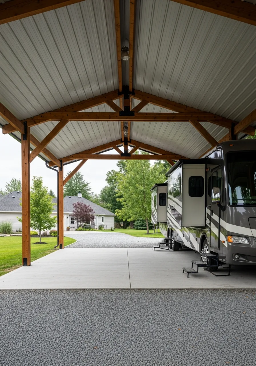 24. Wide RV Shelter Design