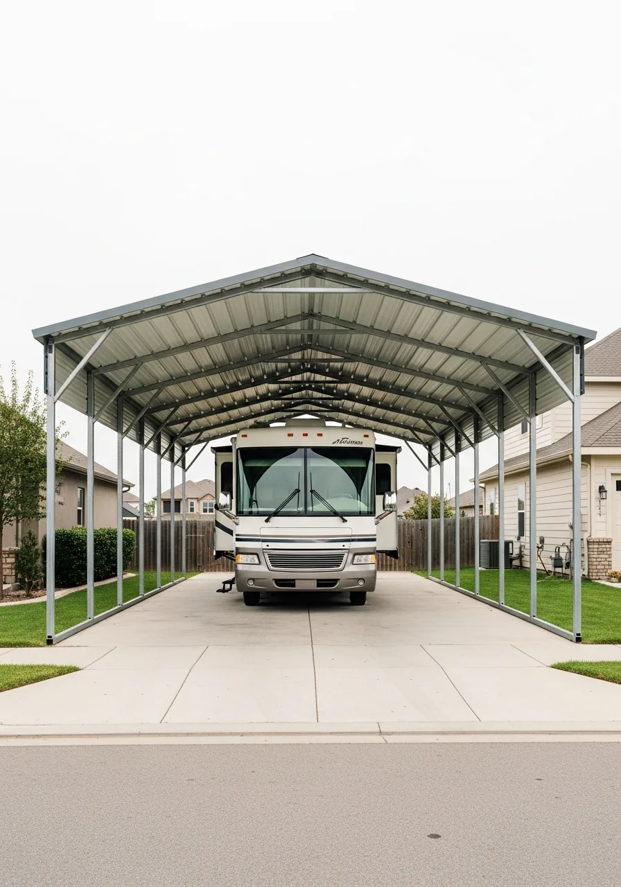 29. Driveway RV Shelter