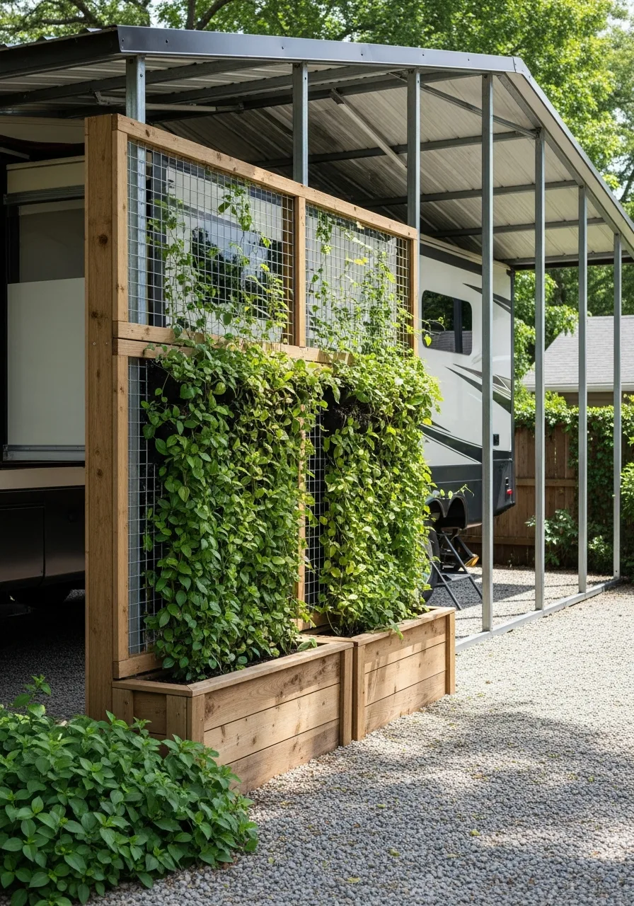 33. Living Wall RV Screen