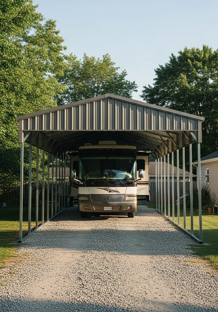 5. Vertical Roof RV Shelter