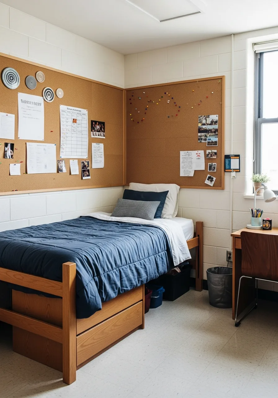 14. Cork Board Wall