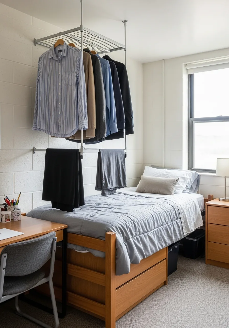 23. Hanging Closet Rod Extender