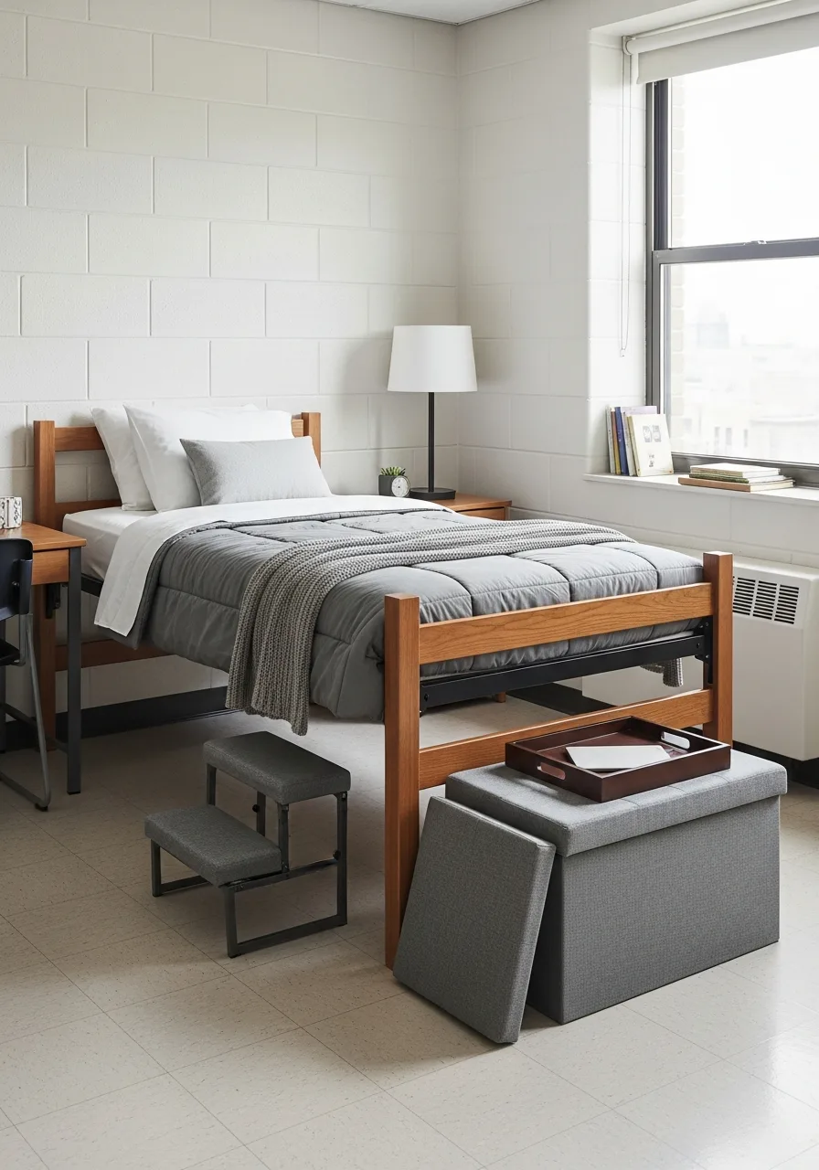 36. Folding Storage Ottoman