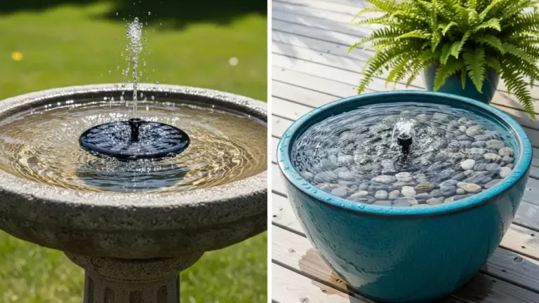 30 Beautiful Solar Fountain Ideas