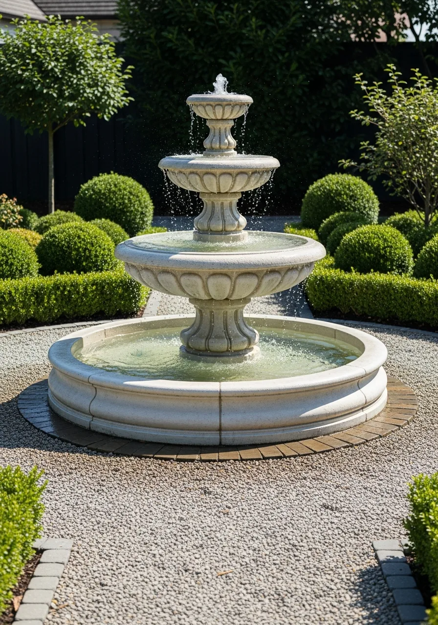 30. Large Garden Centerpiece Fountain
