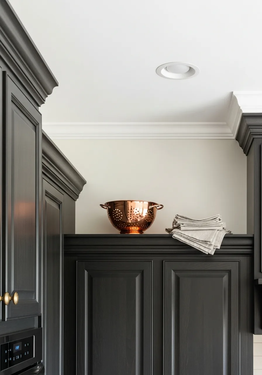 11. Copper Colander Display