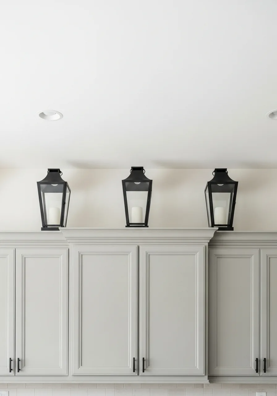 17. Matte Black Iron Lanterns