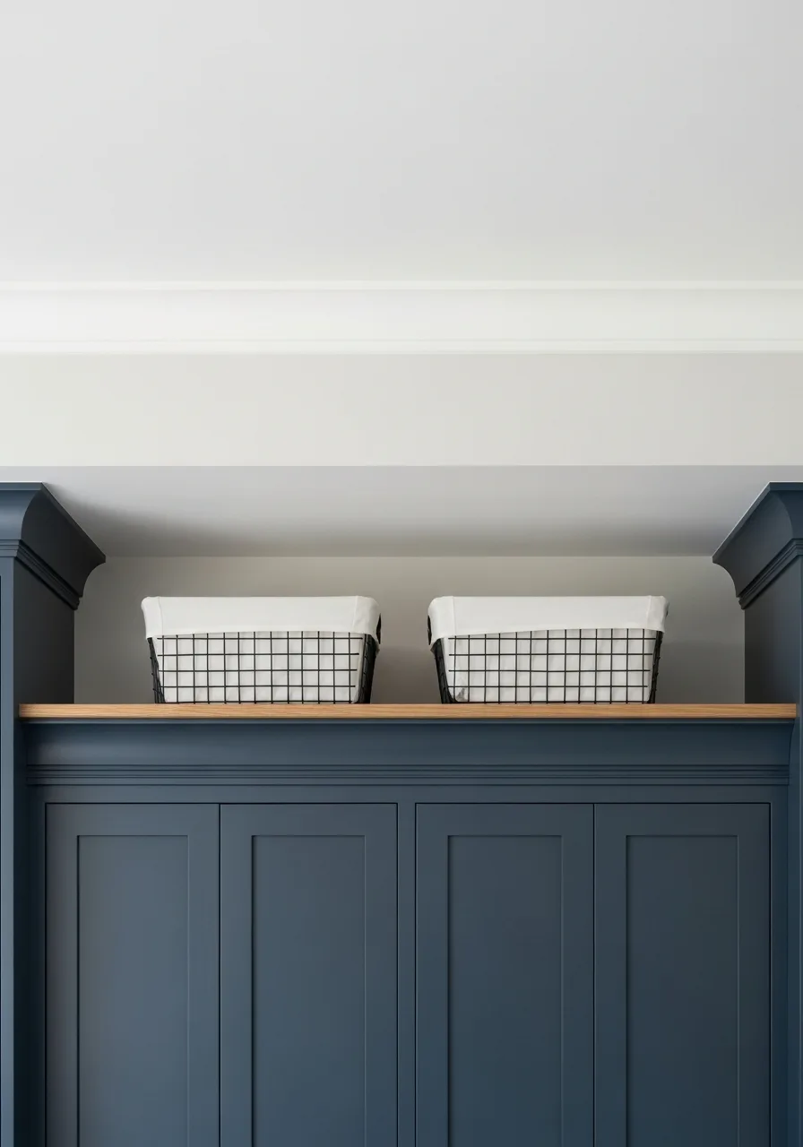 23. Fabric-Lined Wire Baskets