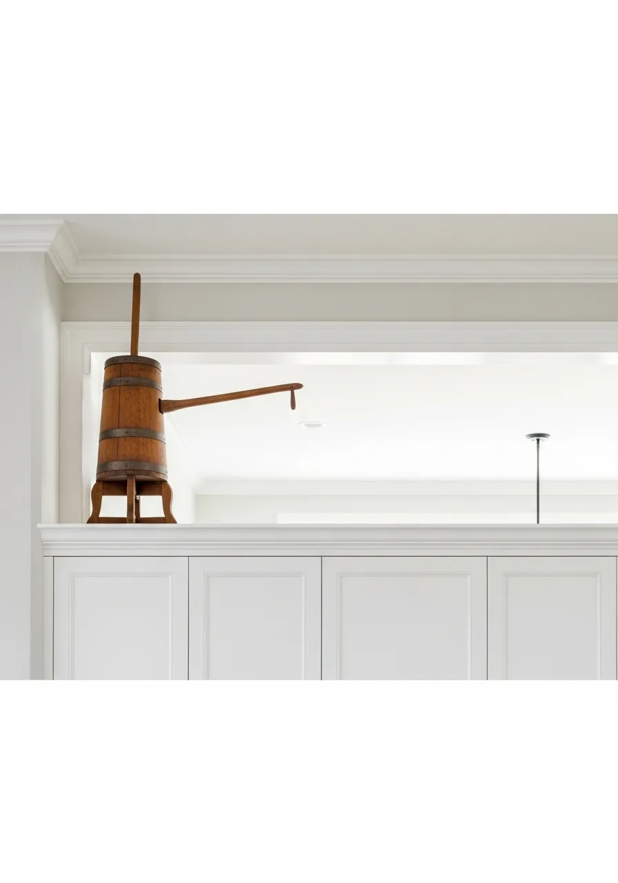 41. Antique Wood Butter Churns