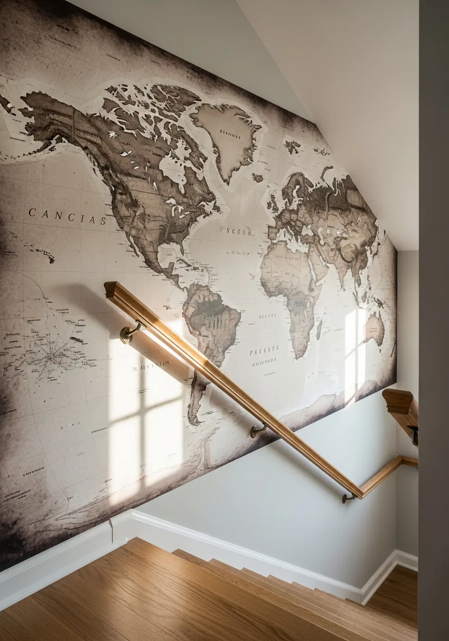 18. Oversized Map Mural