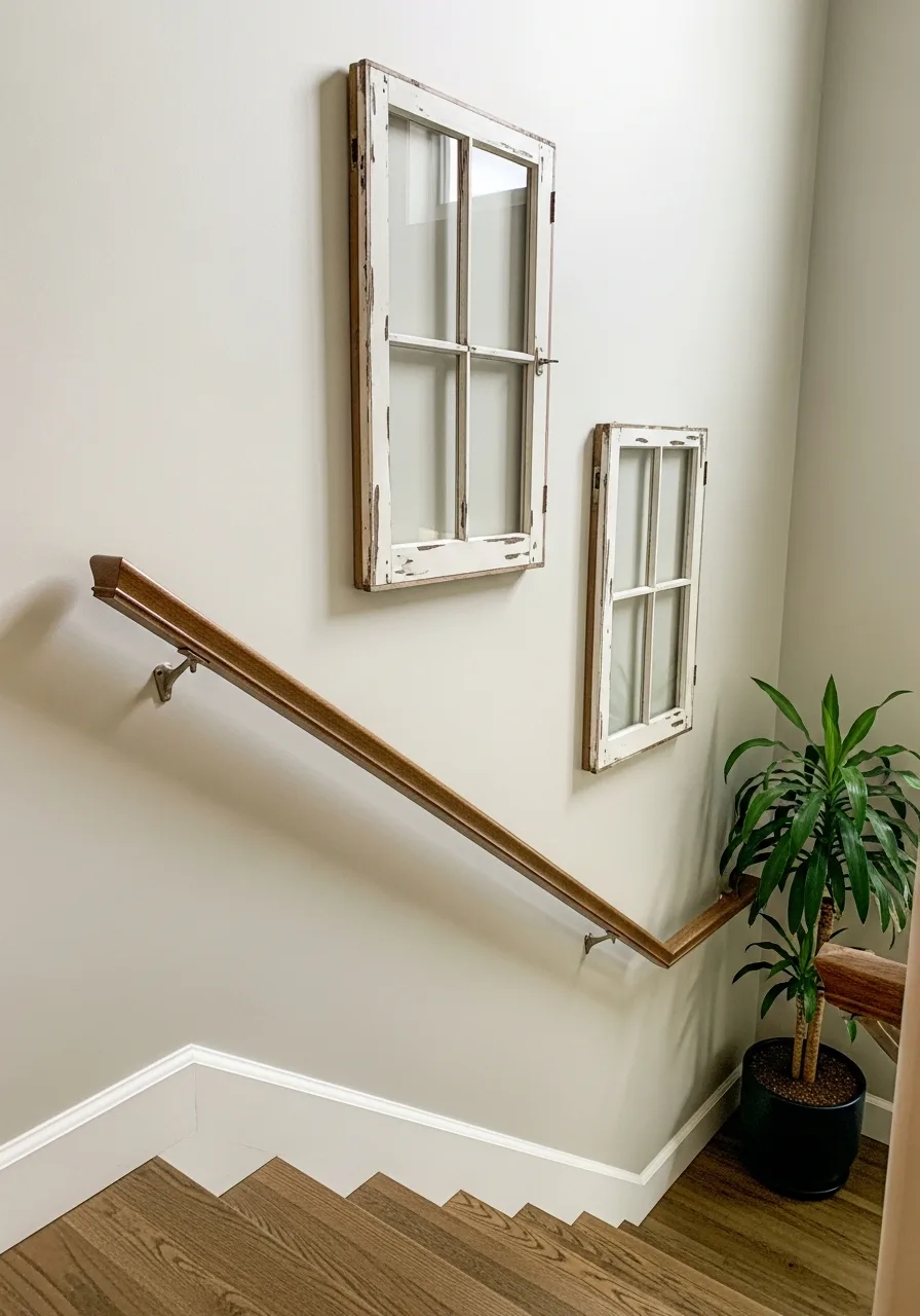 24. Architectural Salvage Window Frames