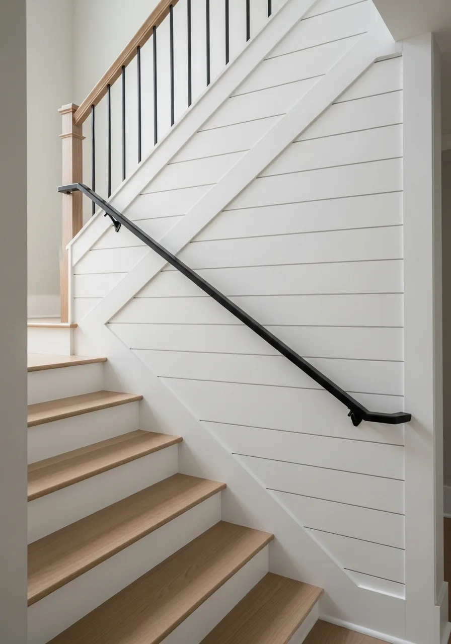 37. Horizontal White Shiplap Planking
