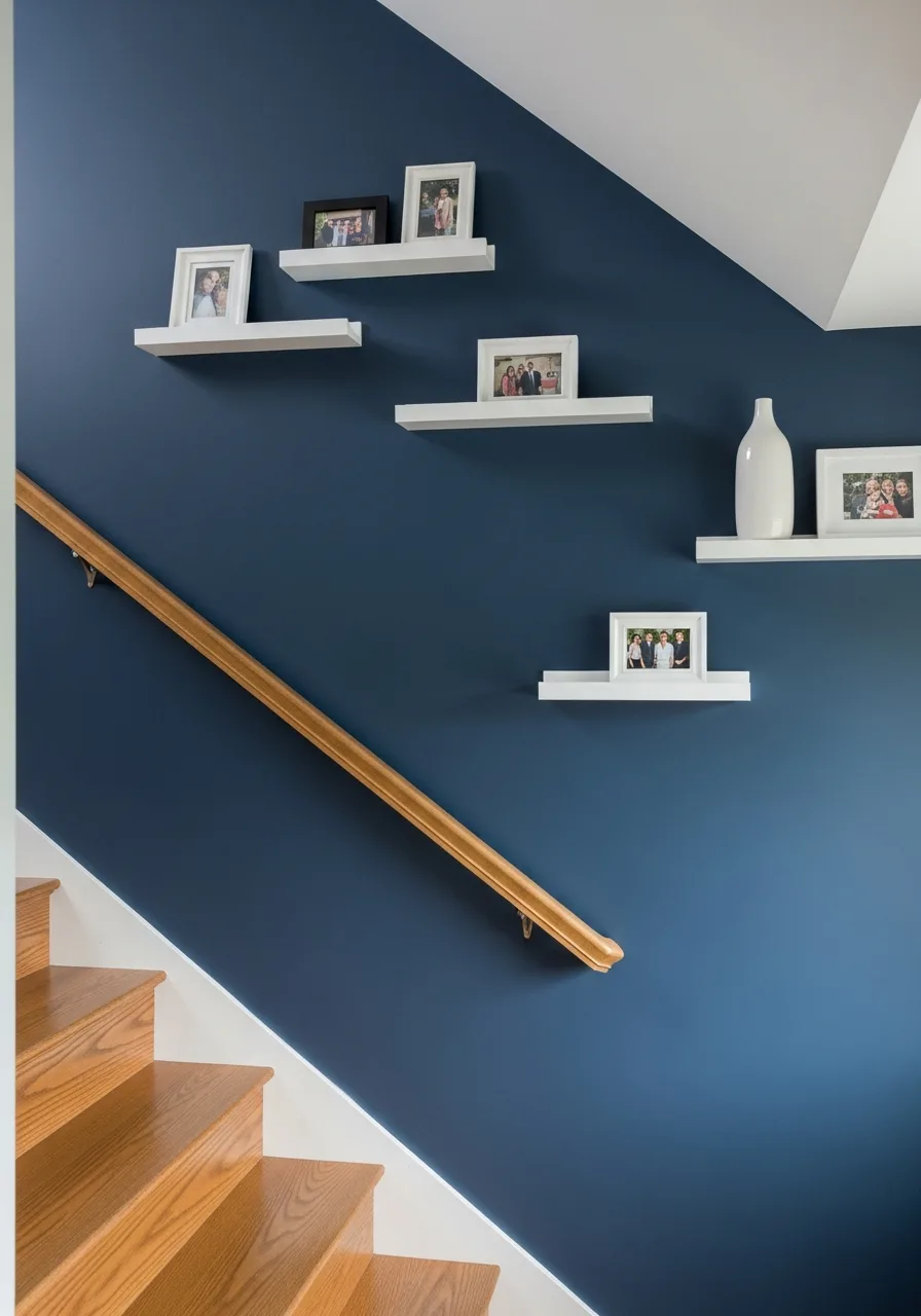 4. Staggered Floating Ledges