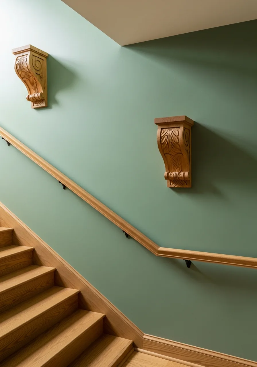 40. Architectural Wood Corbel Accents