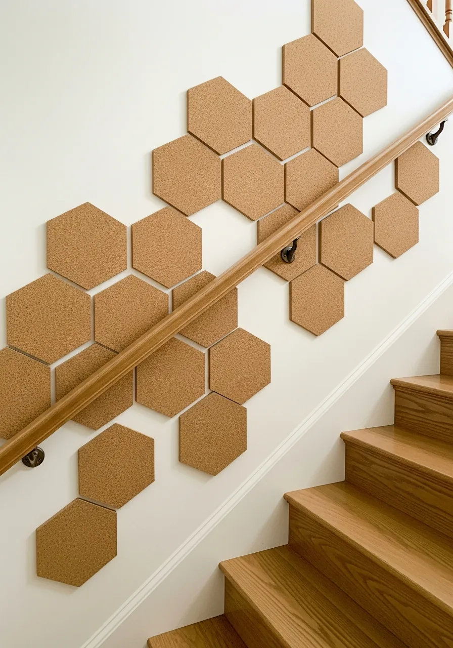 42. Geometric Cork Tile Pattern