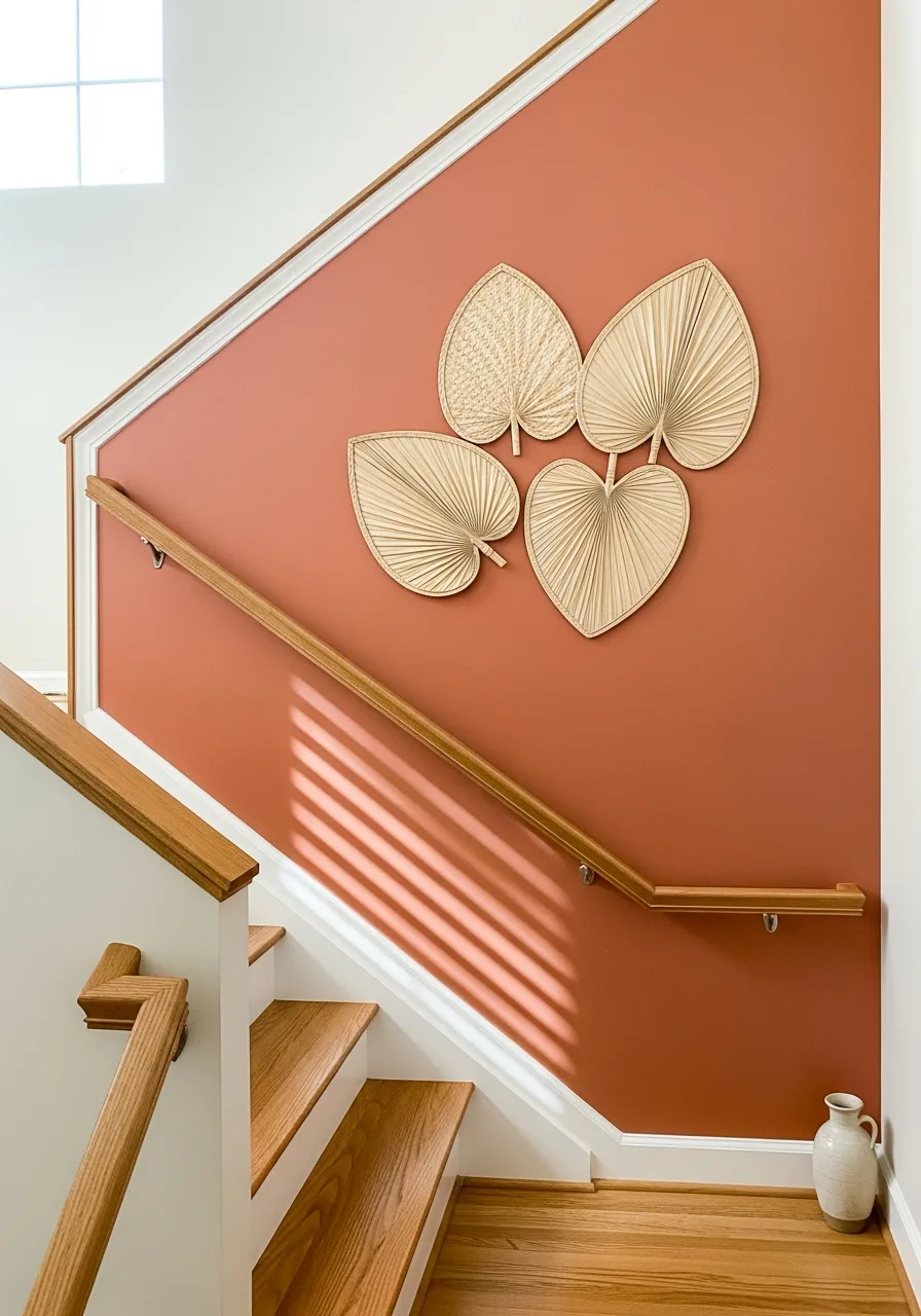 44. Natural Woven Palm Fans
